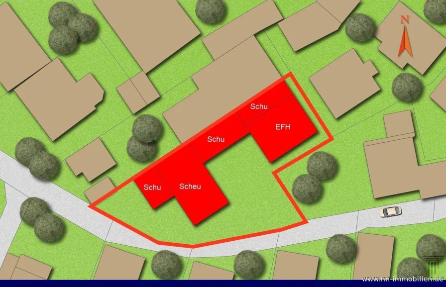 Lageplan - visualisiert