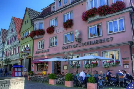  - Gastgewerbe/Hotel kaufen in Marbach am Neckar - HoGi ® PROVISIONSFREI - Marbach / Neckar Restaurant Schillerhof Fußgängerzone
