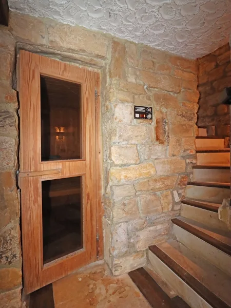 Eingangsbereich Sauna