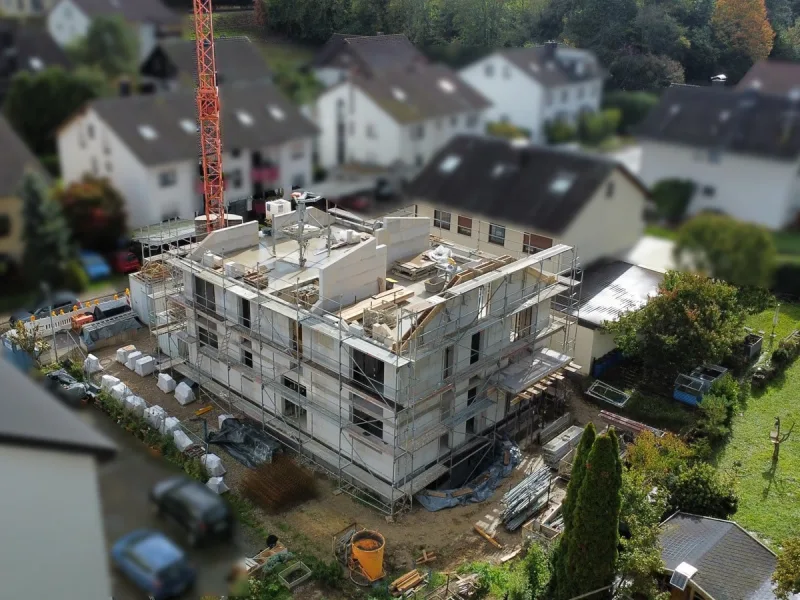 Bauphase Oktober2024 - Wohnung kaufen in Walzbachtal - Neubauwohnungen in Jöhlingen!