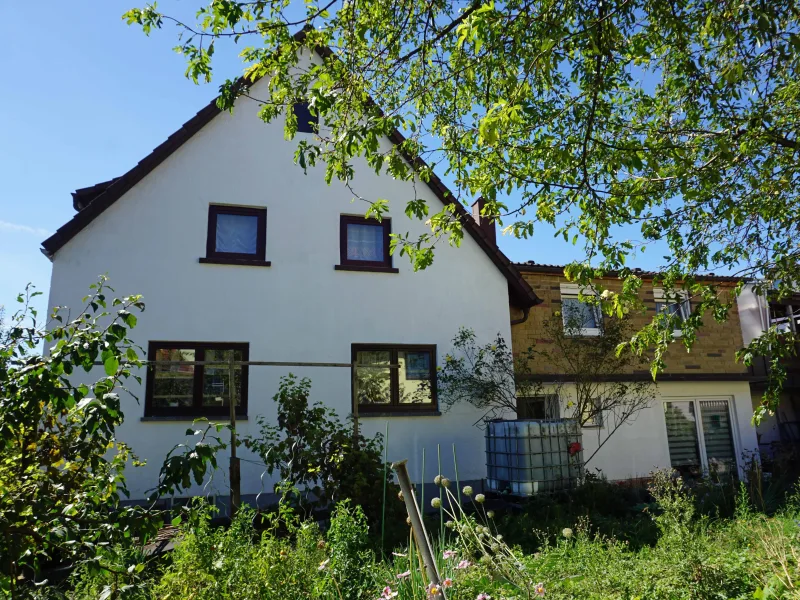 Außenansicht - Haus kaufen in Bad Rappenau - Doppelhaushälfte in attraktiver Lage von Bad Rappenau!