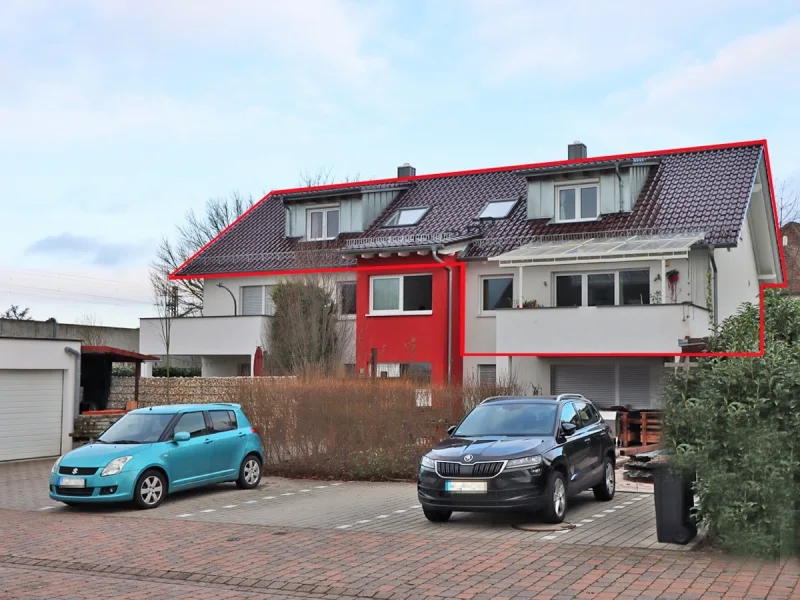 Blick auf die Wohnung - Wohnung kaufen in Bruchsal - Große Maisonettewohnung in Bruchsal, OT Heidelsheim!