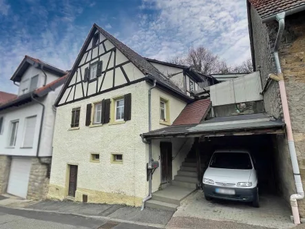 Straßenansicht - Haus kaufen in Bad Rappenau - Abrissobjekt in Wollenberg!