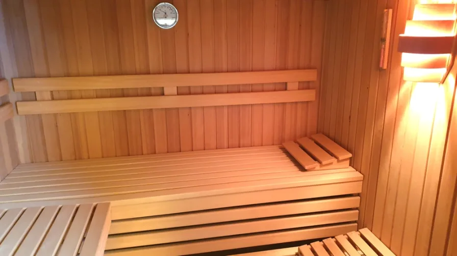 schicke Sauna