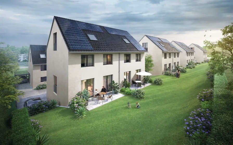 Titelbild - Haus kaufen in Dornhan - Das perfekte Zuhause für Familien - Doppelhaushälften in ruhiger zentraler Stadtlage!