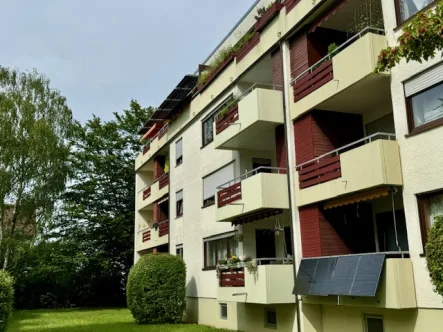 Gartenansicht - Wohnung kaufen in Neu-Ulm / Offenhausen - Ideale Kapitalanlage