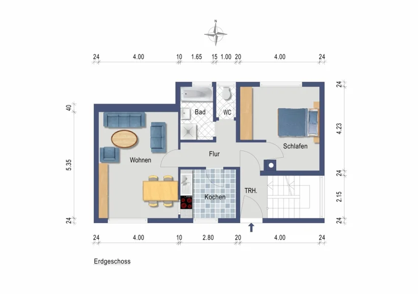 Grundriss EG.