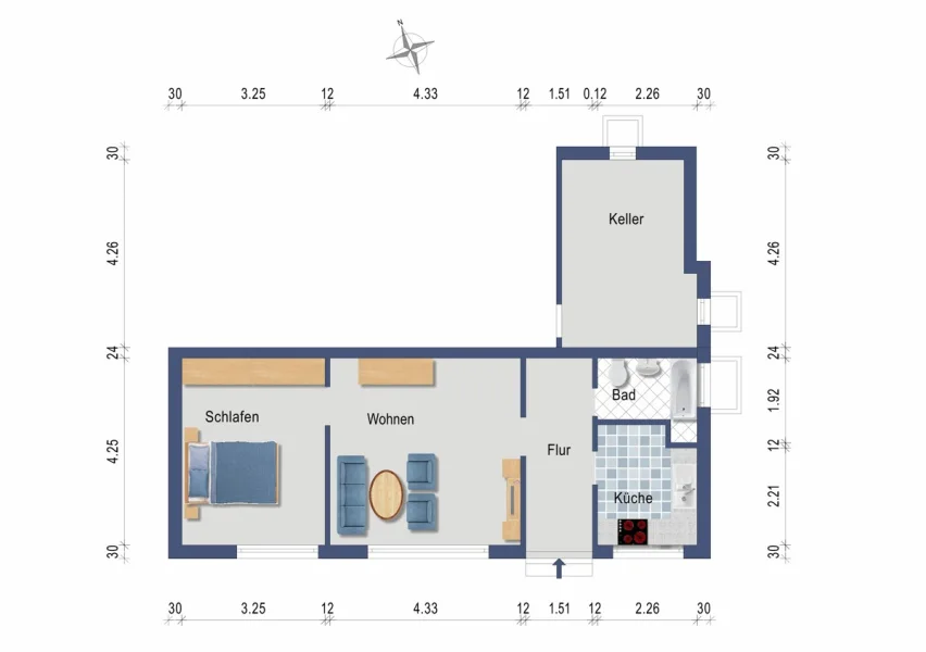 Grundrissplan