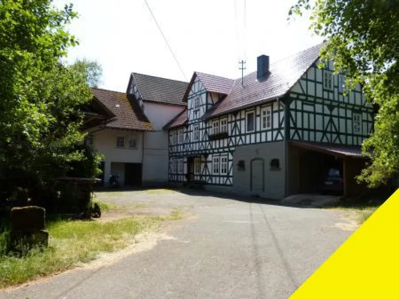 Titelbild - Haus kaufen in Battenberg - Wassermühle mit unbeschränktem Wasserrecht, Fischereirecht und ca. 1,7 ha Land in Alleinlage 