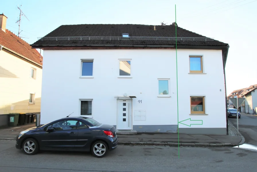 Außenansicht des Kaufobjektes - Haus kaufen in Weißenhorn - tolles Mehrfamilienhaus in Weißenhorn