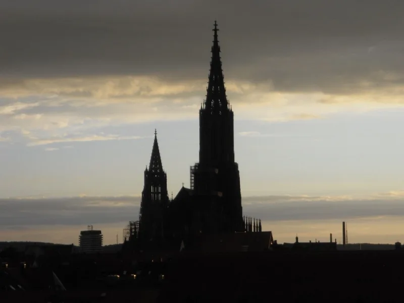 Münster bei Dämmerung