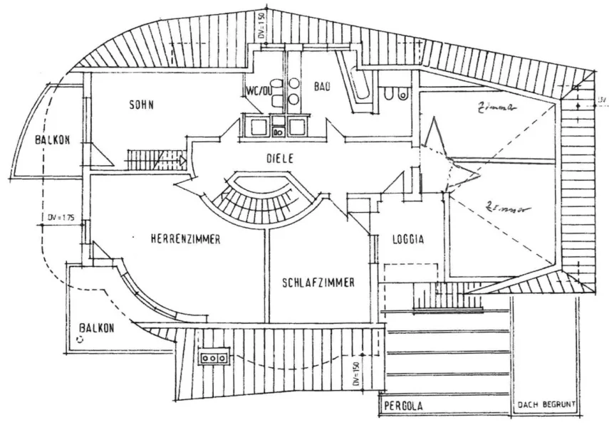 Grundriss Obergeschoss