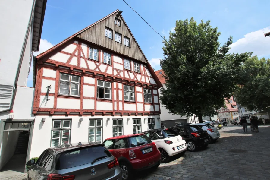 Außenansicht - Wohnung mieten in Ulm - 1-Zimmer-Appartement im traumhaften Fischerviertel von Ulm