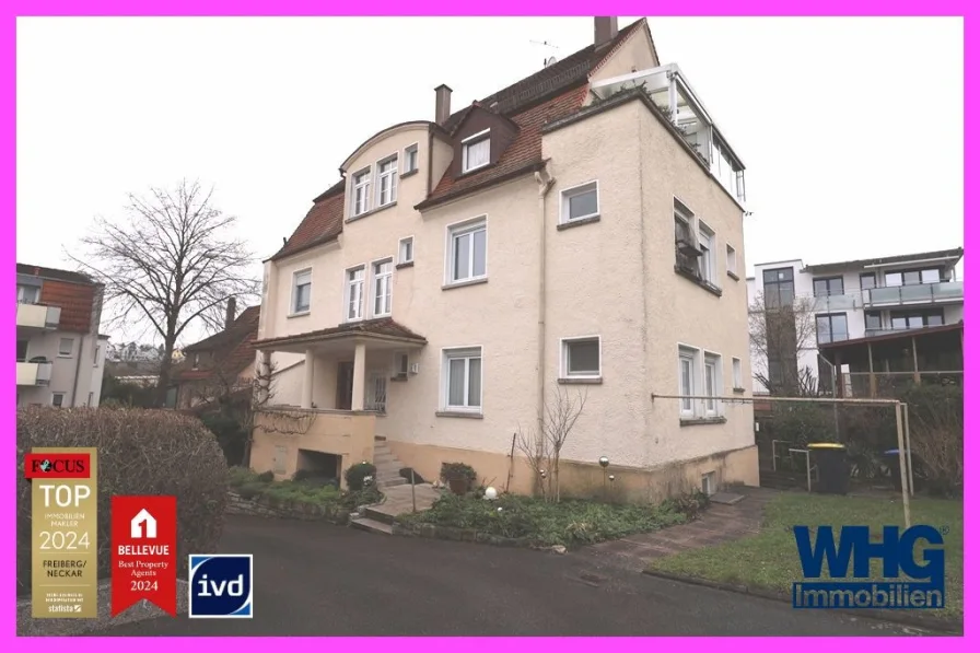 Hausansicht - Wohnung mieten in Besigheim - Großzügige 4-Zimmer-Wohnung mit Loggia und zwei Garagen