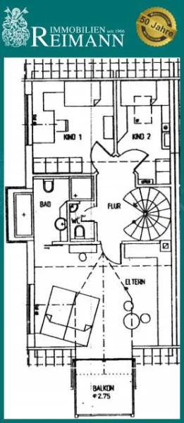 Grundriss Dachgeschoss