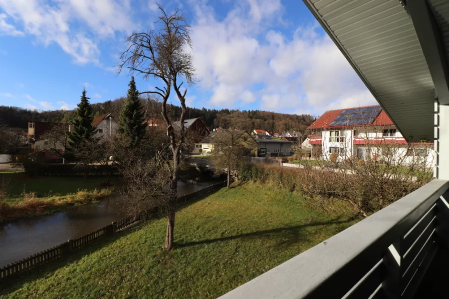 Sicht vom Balkon