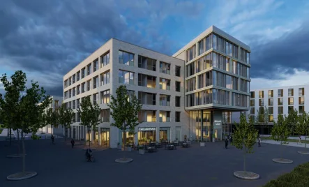 Visualisierung - Büro/Praxis mieten in Heidelberg - RICH - Kopernikusquartier: Neubau-Büroflächen zur Untermiete - provisionsfrei