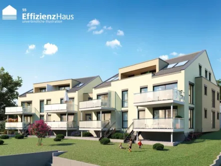 Unverbindliche Illustration - Wohnung kaufen in Schorndorf - "Einatmen. Ausatmen. Aussicht genießen" in Schorndorf