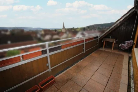 Aussicht - Wohnung kaufen in Schorndorf-Haubersbronn - Dachwohnung mit Aussicht