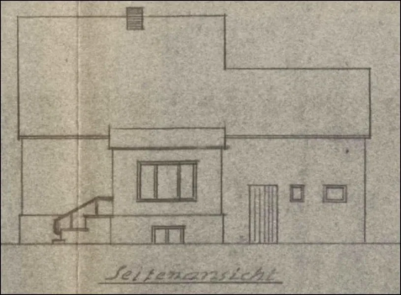 Wohnhaus Seitenansicht 00-904