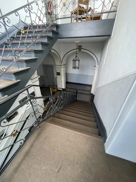 Das Treppenhaus von oben
