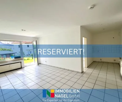 RESERVIERT! - Wohnung kaufen in Bad Salzuflen - 2-Zimmer EG-Wohnung mit Terrasse und Tiefgaragenstellplatz, direkt am Kurpark in Bad Salzuflen!