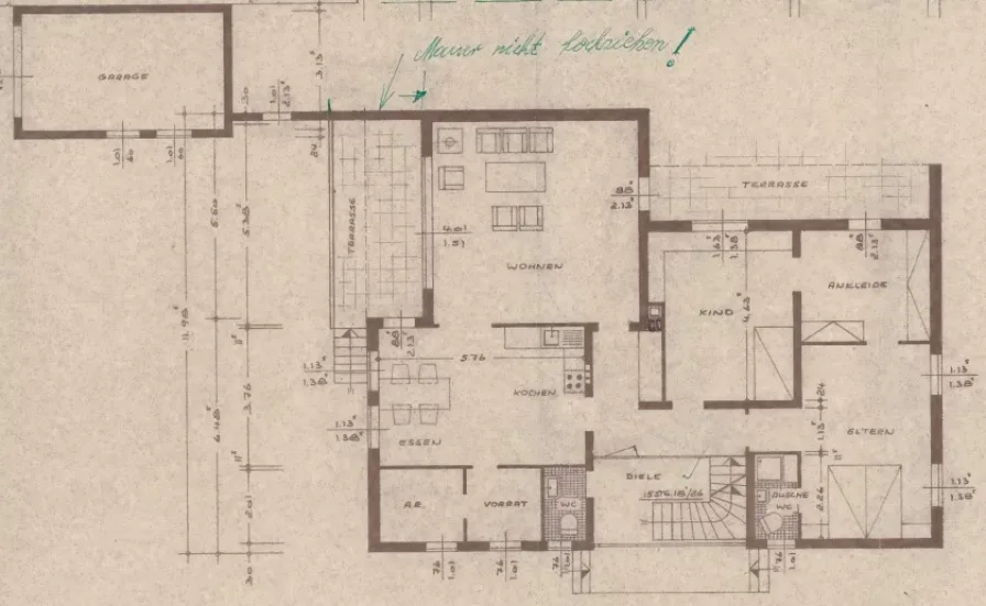 Grundriss Erdgeschoß