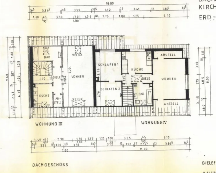 Grundriss Dachgeschos