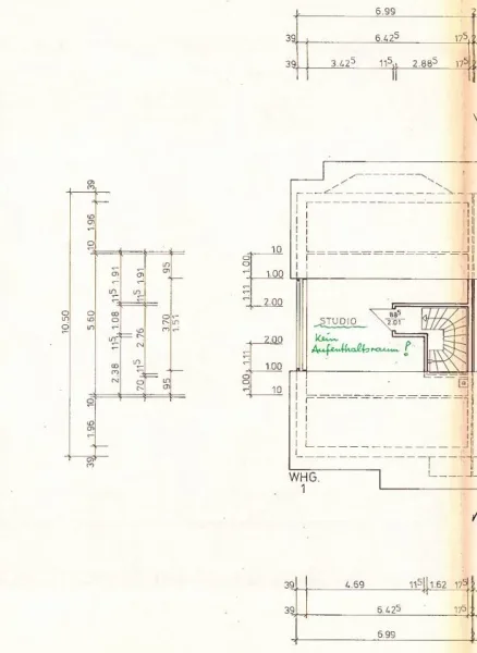 Dachgeschoss - Studio