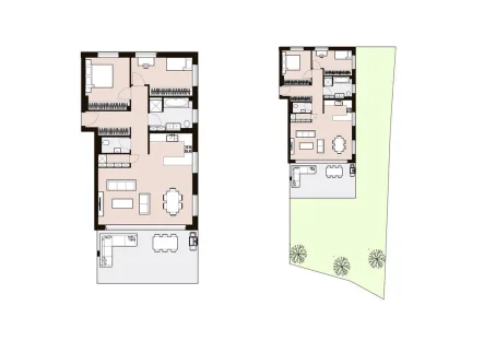 WE-02 Erdgeschoss - Wohnung kaufen in Schorndorf - Traumhafte 3- oder 4-Zimmer-Neubauwohnung mit 153 m² Garten