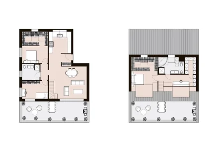 WE-07 Dachgeschoss - Wohnung kaufen in Schorndorf -  Traumhafte Penthouse-Galerie-Wohnung im Neubau 