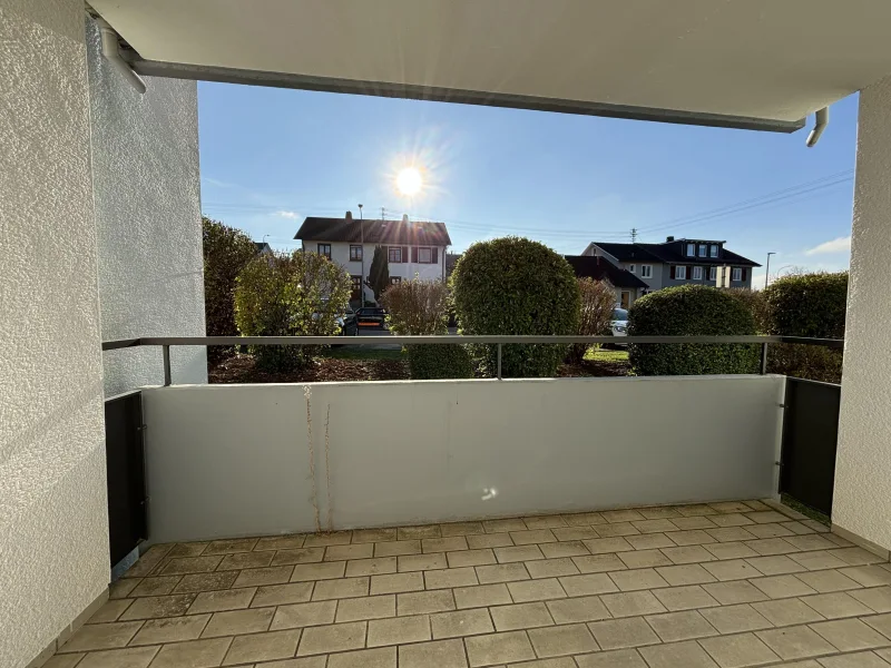 Aussicht überdachter Balkon