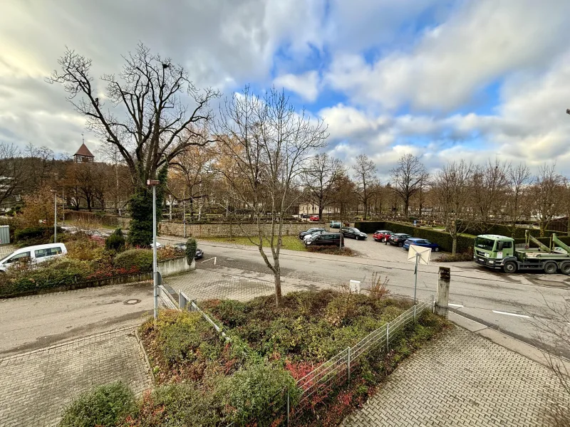 Aussicht vom Balkon