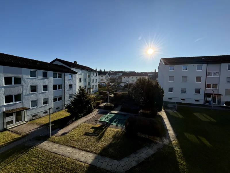 Aussicht vom Balkon