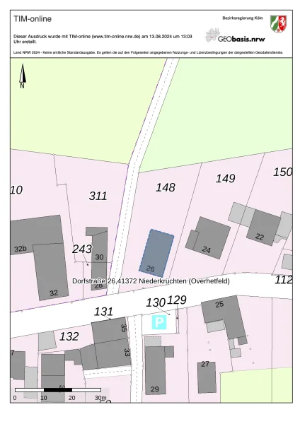 Lageplan_1_500_Dorfstr. 26, Overhetfeld