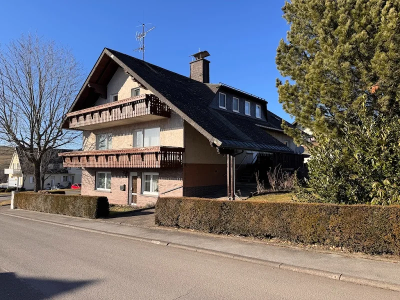 Suedostansicht_Usseln_Mehrfamilienhaus - Haus kaufen in Willingen (Upland) - Attraktives Mehrfamilienhaus mit 3 Wohneinheiten - zentral und ruhig gelegen