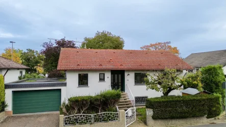 Objektansicht | Strasse - Haus kaufen in Dieburg - Einfamilienhaus in Split-Level Bauweise | Top Lage in Dieburg!