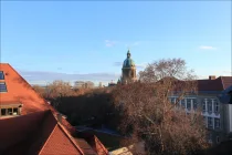 Blick Richtung Odenwald und Christuskirche