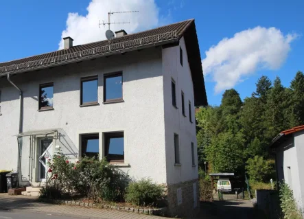 Ansicht - Haus kaufen in Billigheim - Gemütliche u. gepflegte Doppelhaushälfte mit kleinem Grundstück...