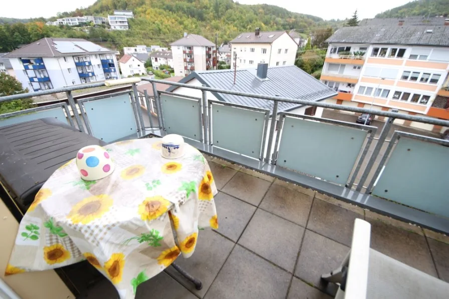 Balkon obere Wohnetage