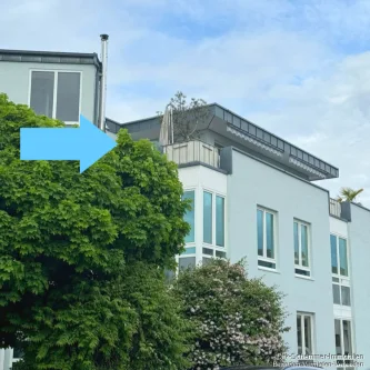 Gebäudeansicht Süd-West - Wohnung kaufen in Freiburg im Breisgau / Haslach - Ganz oben Wohnen
