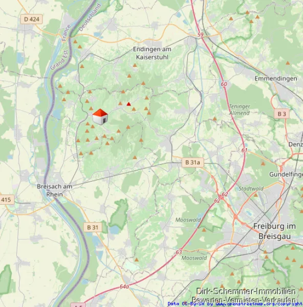 Lage in der Region