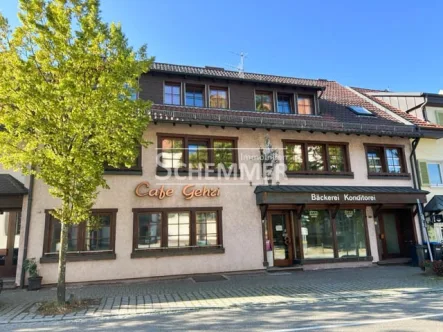 Ansicht  - Zinshaus/Renditeobjekt kaufen in Glottertal - Glottertal ++ Wohn- und Geschäftshaus (Café) im Herzen von Glottertal