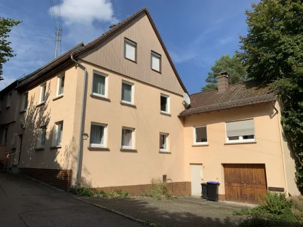 Außen - Haus kaufen in Fichtenau / Unterdeufstetten - Gepflegtes Wohnhaus mit Garage und separatem Gartengrundstück |sofort frei