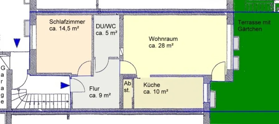 Grundriss Raumkonzept