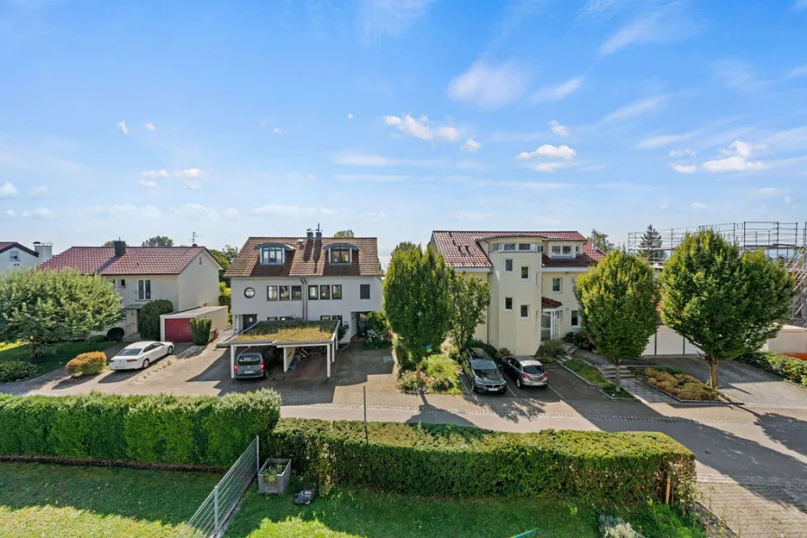 Blick vom Balkon