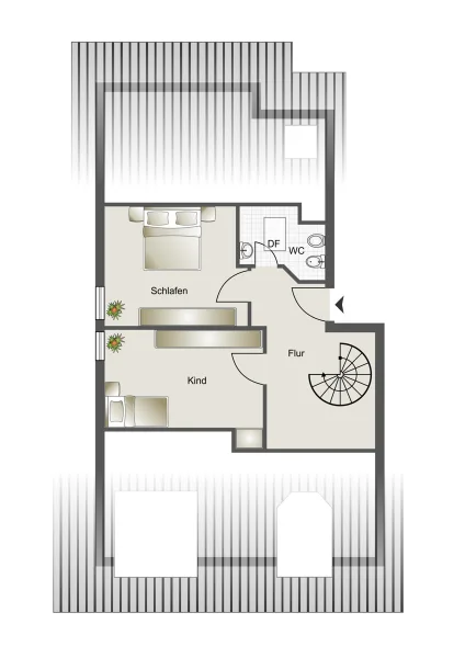 Grundriss 2. Dachgeschoss