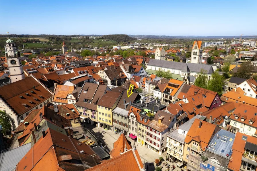 Titelbild - Laden/Einzelhandel mieten in Ravensburg - Ravensburg - GespinstmarktGroßflächige Einzelhandelsflächen in bester Geschäftslage