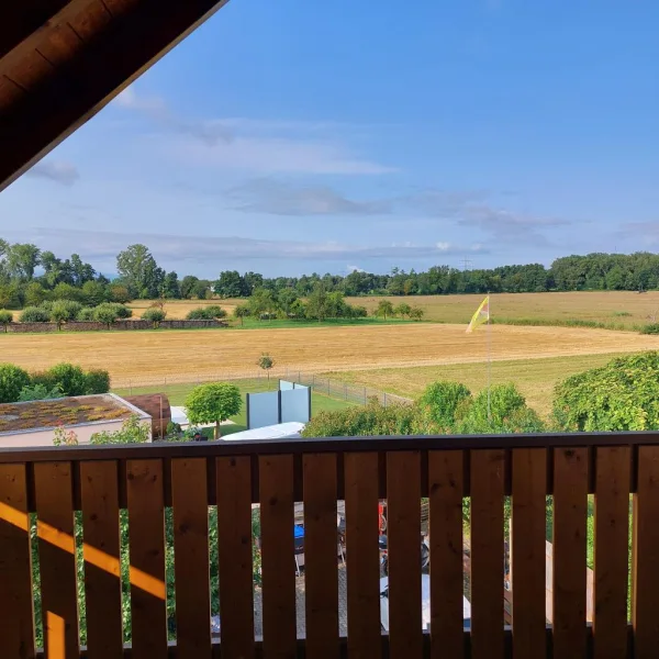 Aussicht vom Balkon