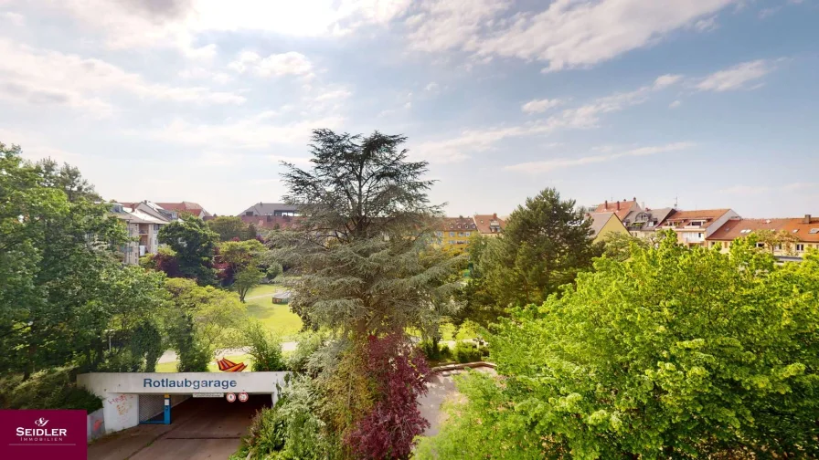 Ausblick vom Westbalkon